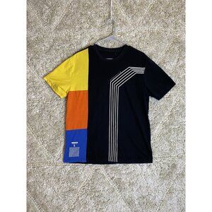 Vintage T-Shirt HOOD GOOD VIBES ONLY Multicolor Men’s Size Medium Graphic Logo